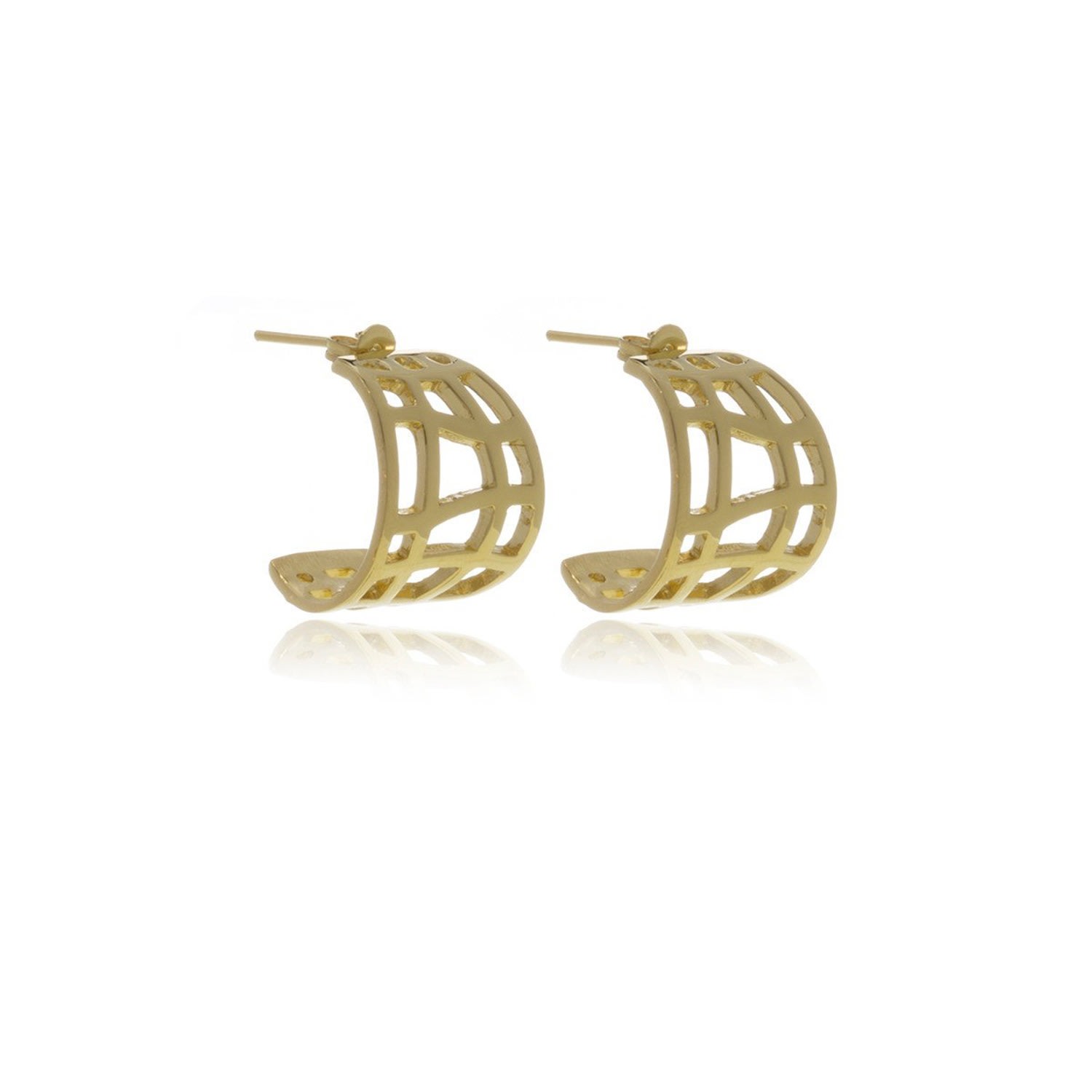 Women’s Gold Les Racines Earrings Georgina Jewelry