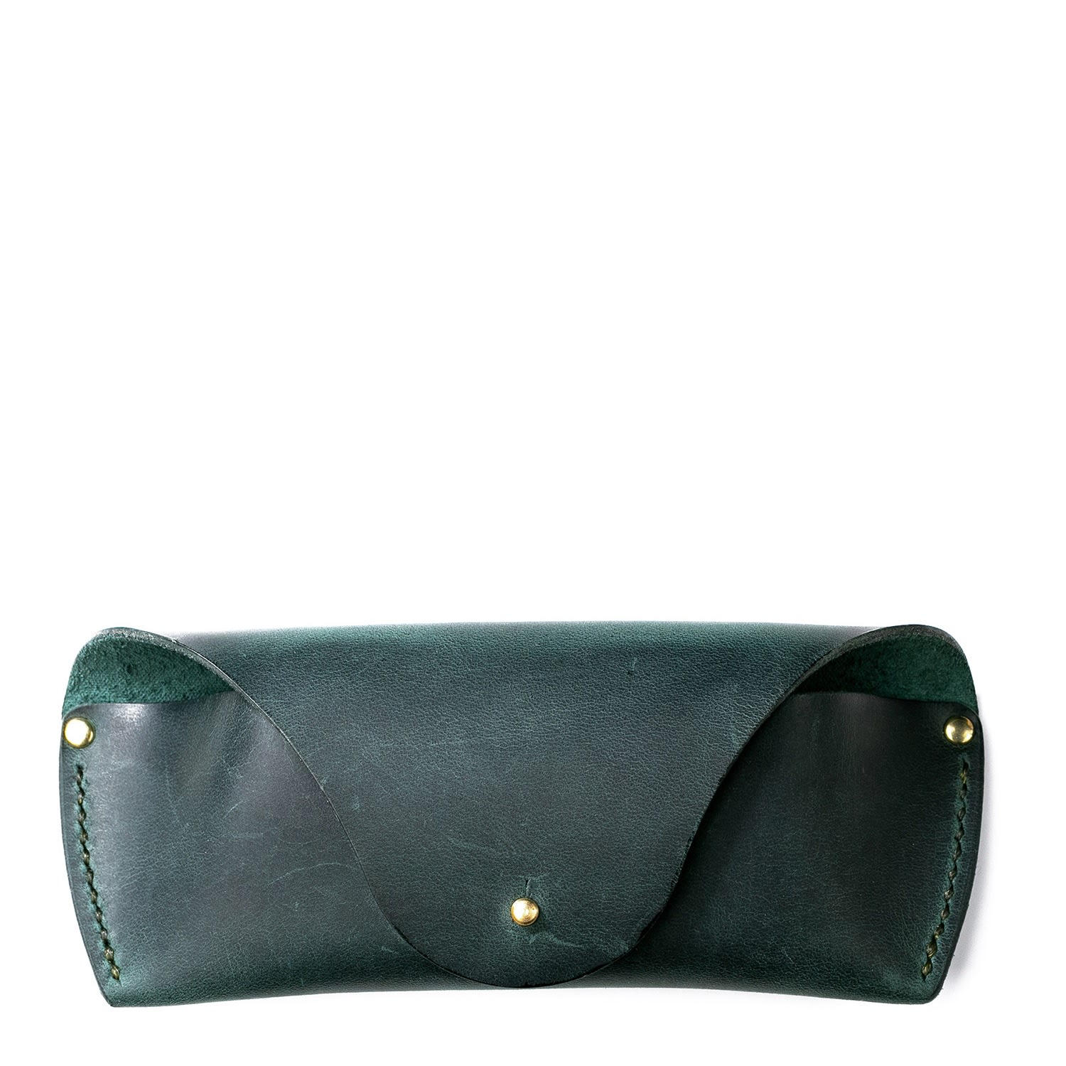 Women’s Leather Sunglasses Case - Green Roarcraft