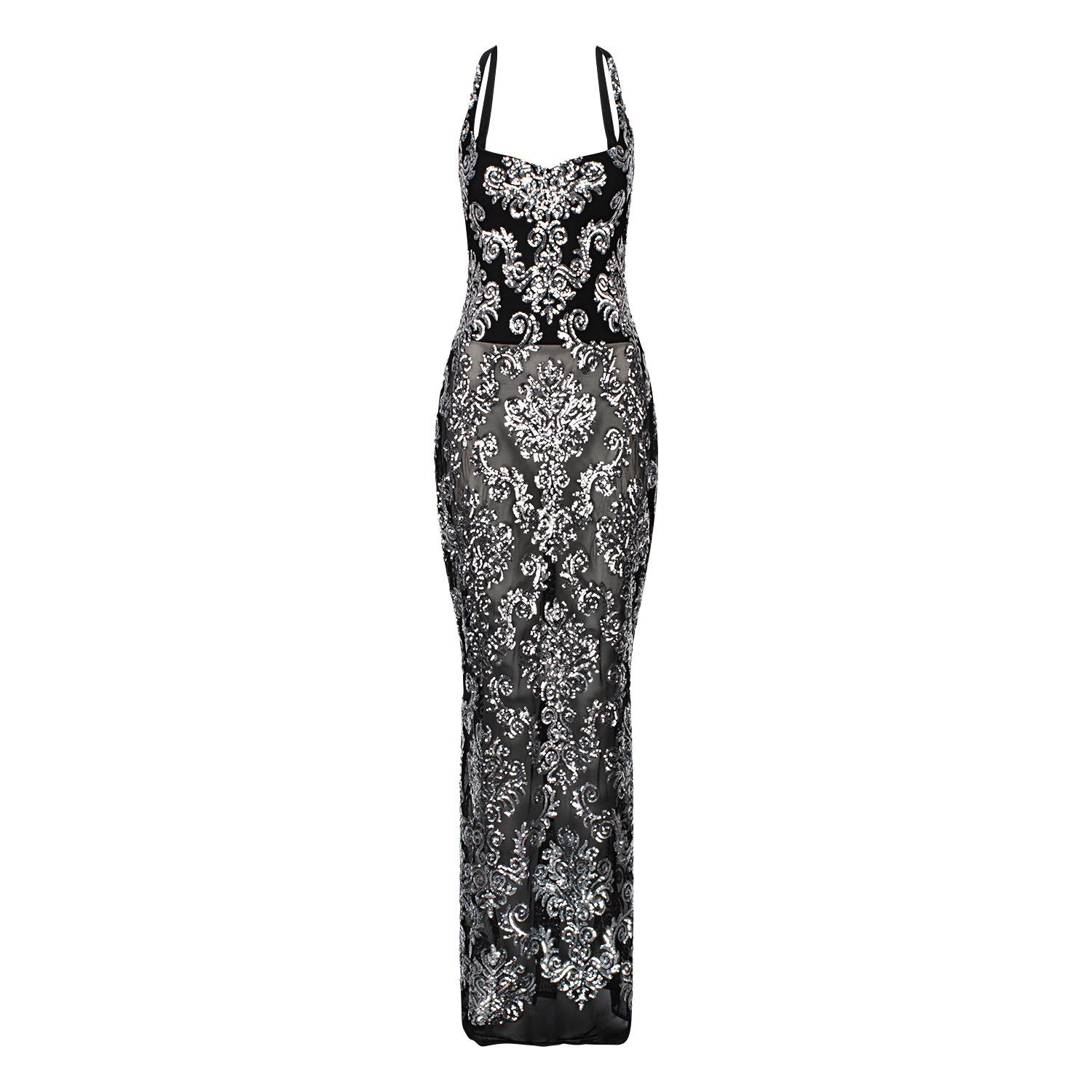 Women’s Black / Silver Arlette Dress Xs/S Karna Ramsay