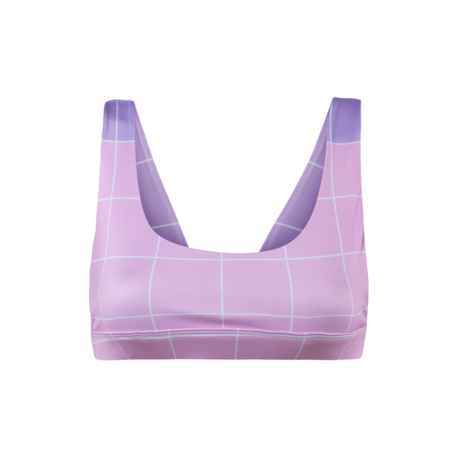 Pink / Purple Pink And Purple Ombre Retro Sportsbra Workout Bra Extra Small Gazzybygazzo