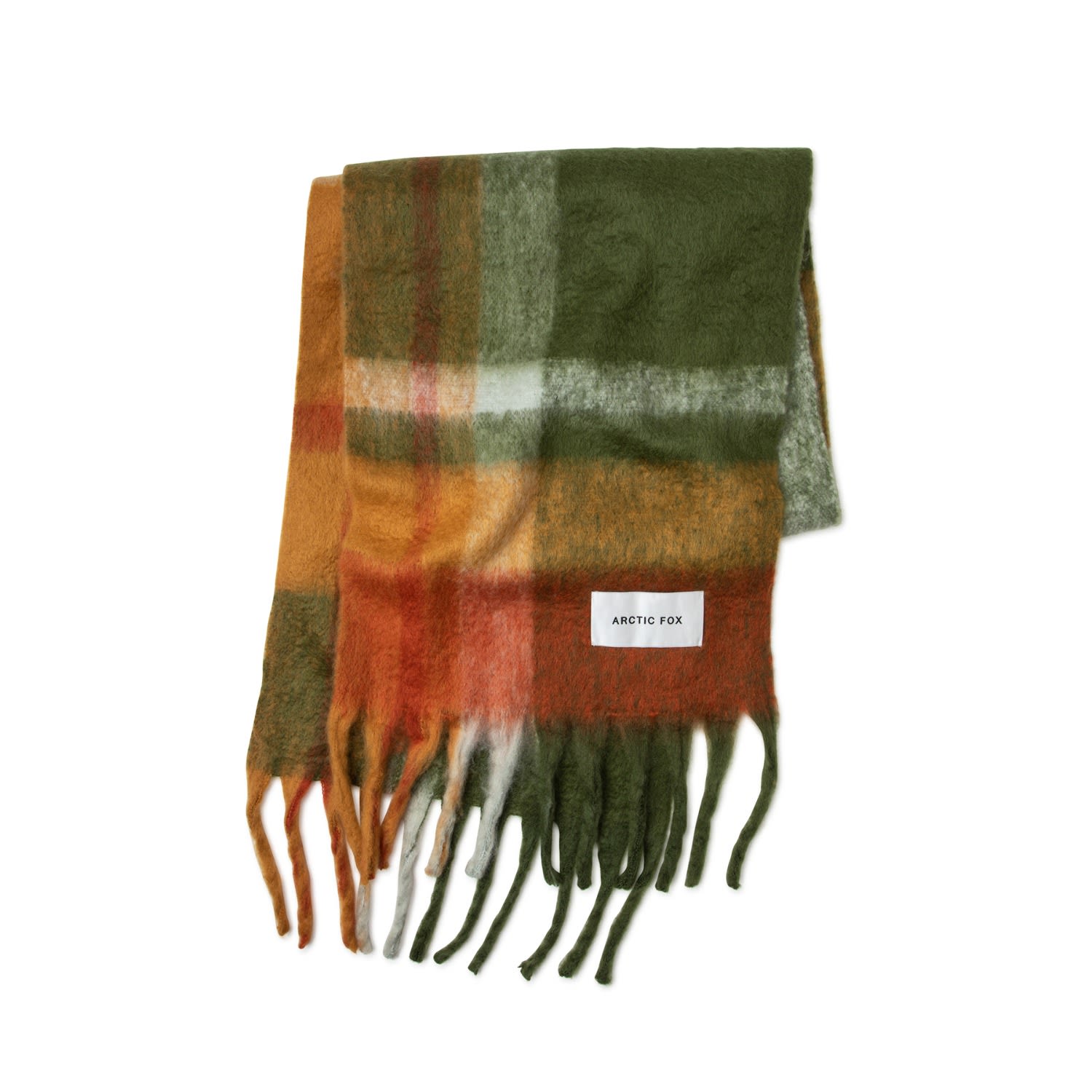 Women’s Green / Yellow / Orange The Stockholm Scarf - Mossy Spring One Size Arctic Fox & Co.