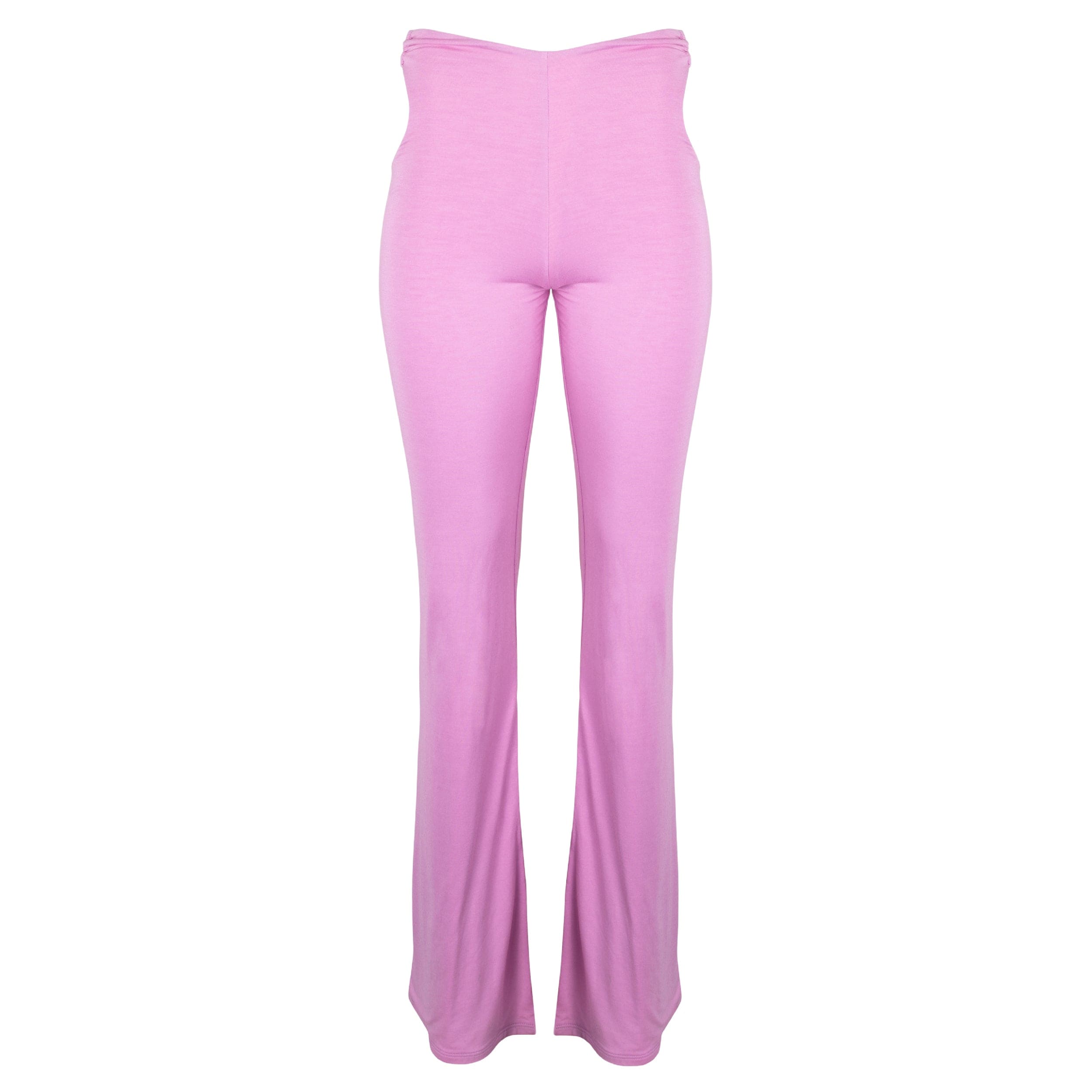 Women’s Pink / Purple Runa Modal Side Cut-Out Pant - Orchid Small Lezat