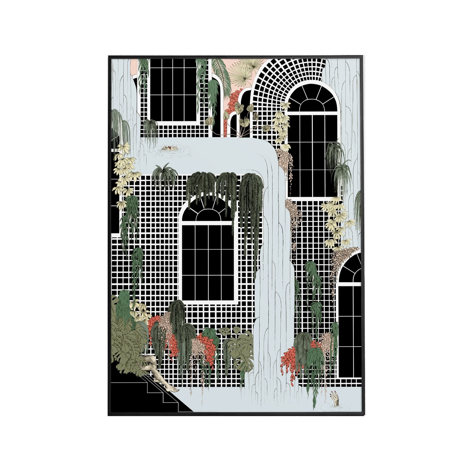 Botanical Gardens - Art Print S A3 297 X 420Mm Abi Overland Jersey