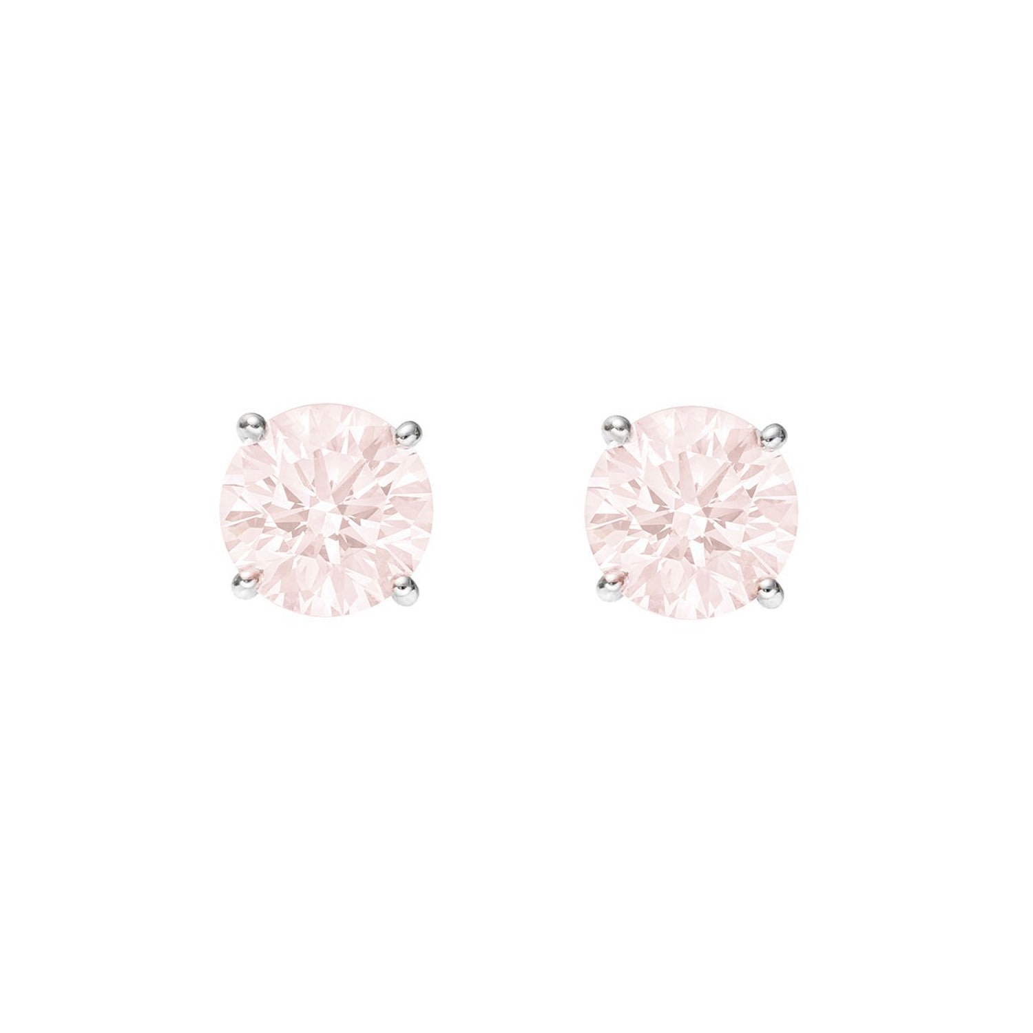 Women’s Pink / Purple Rose Quartz Small Stud Earrings Augustine Jewels