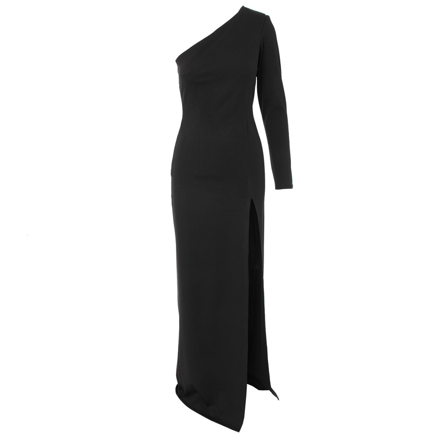 Women’s Manhattan Jersey Maxi Dress In Black Large Roserry