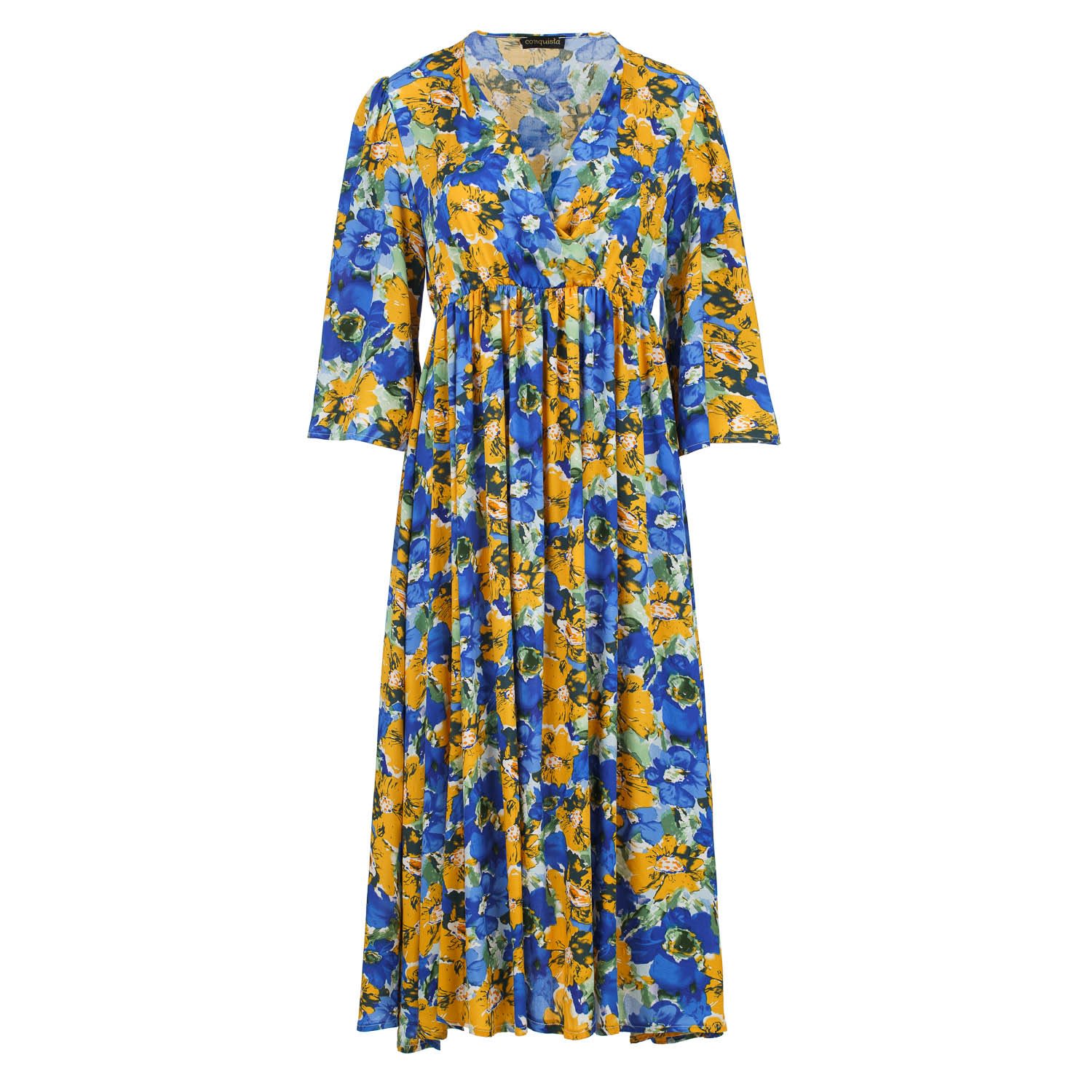 Women’s Floral Empire Line Midi Dress Extra Large Conquista