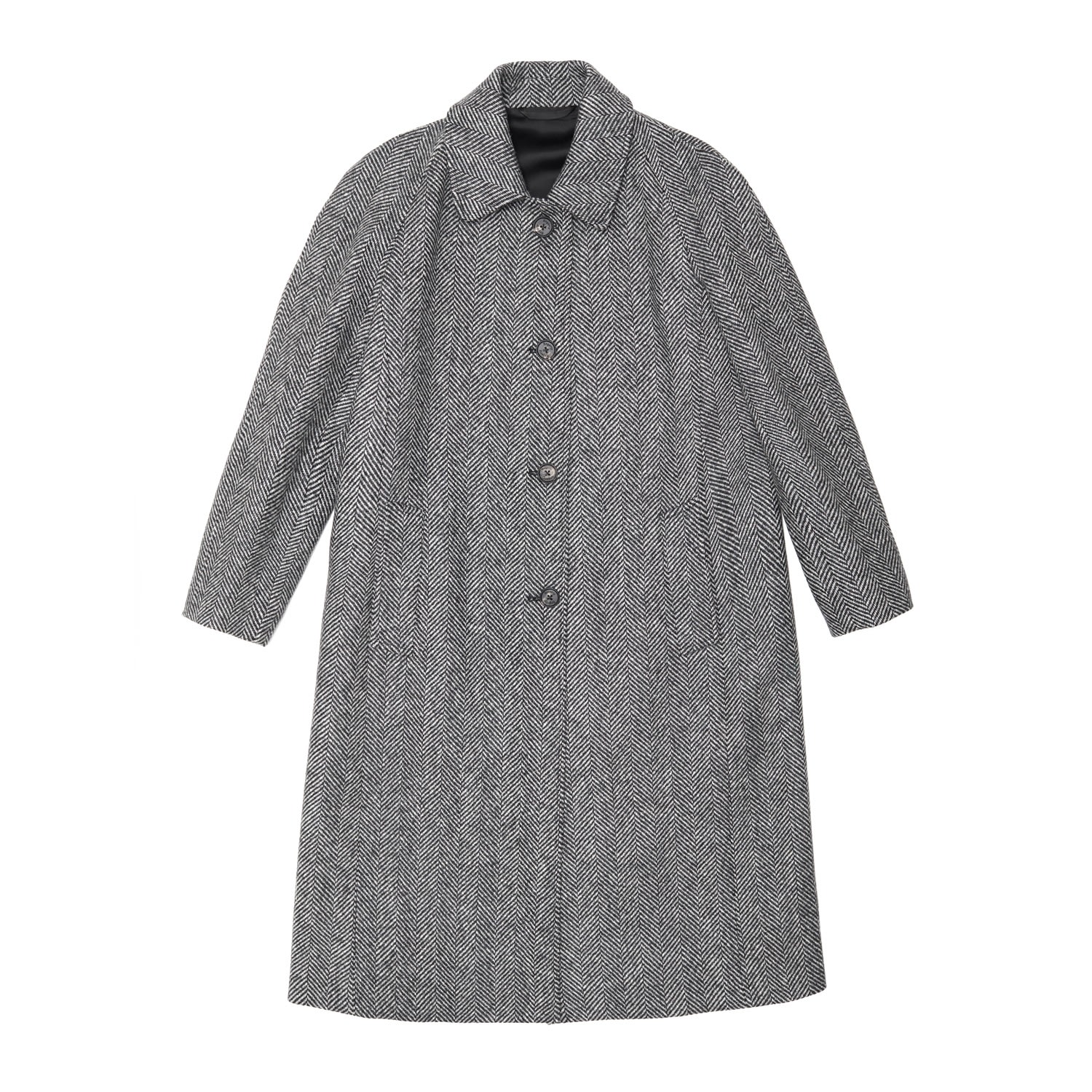 Women’s Grey Tweed Overcoat Small Hegarty