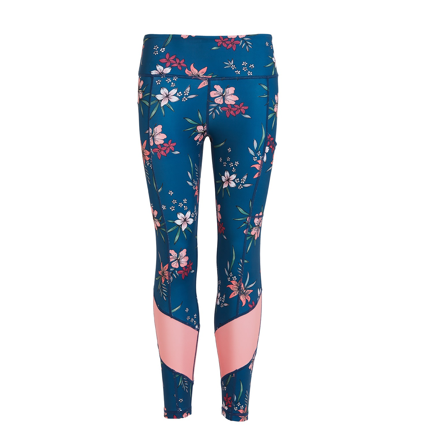 Women’s Floral Leggings Extra Large Perky Peach