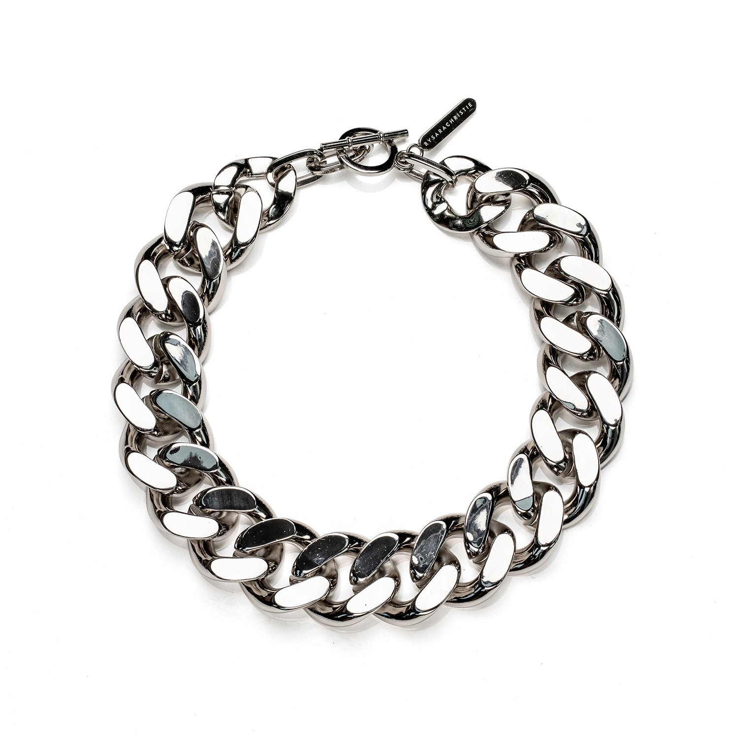 Women’s The Boss Chain Necklace - Silver Bysarachristie