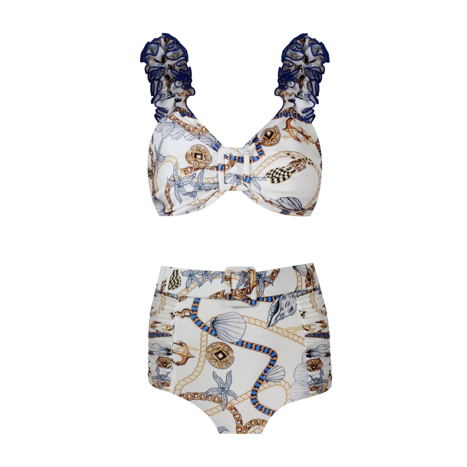 Nur Karaata Women S White Lily Tropezienne Bikini Set ModeSens