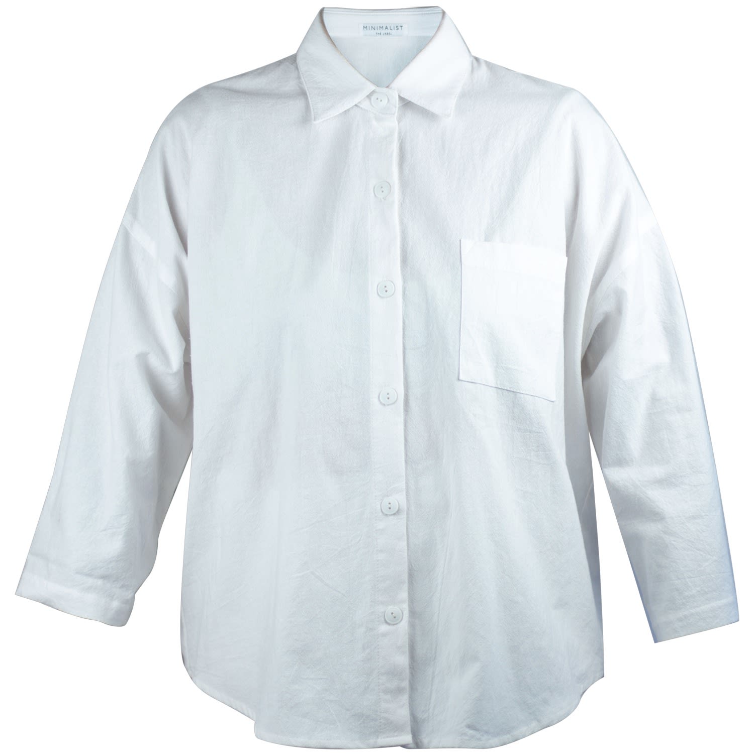 Women’s Drea Shirt White Large Minimalist the Label