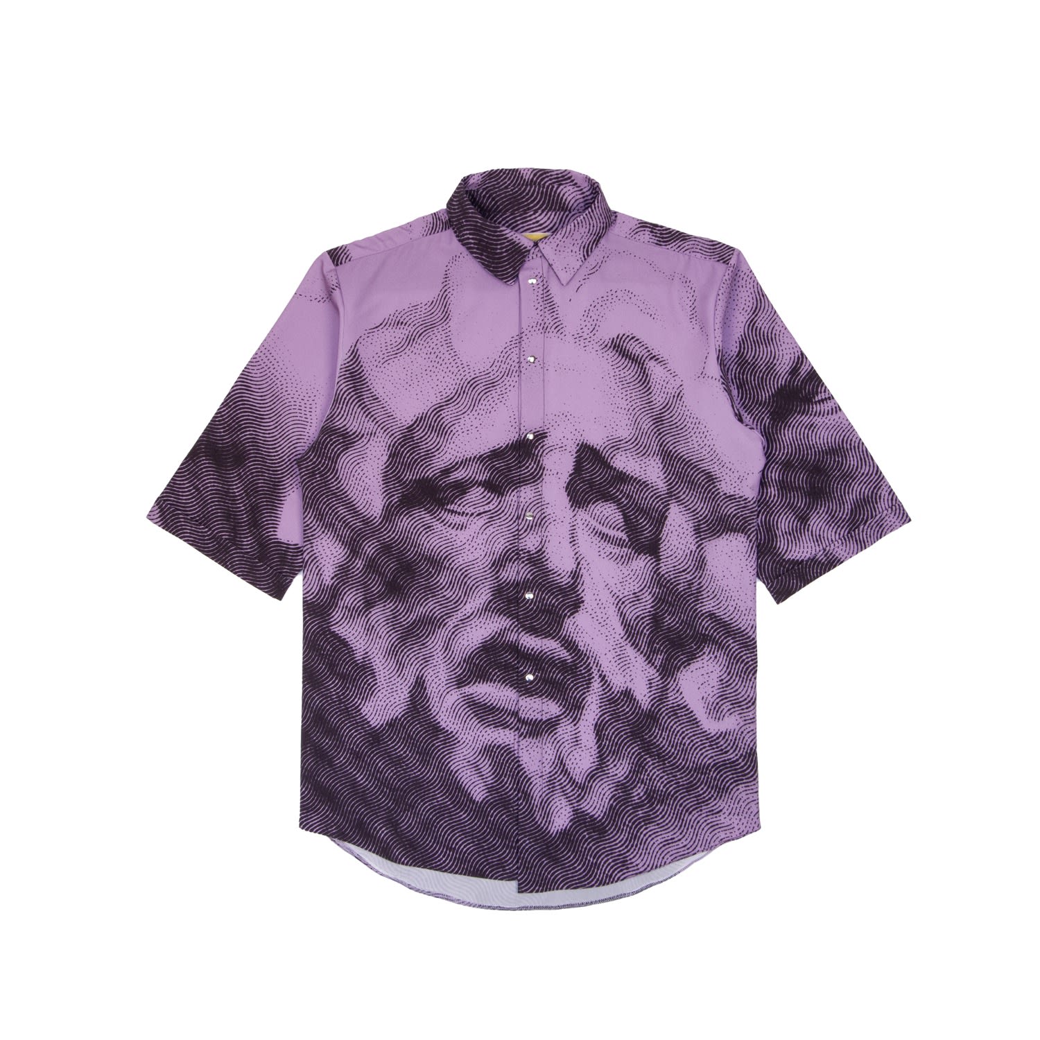 Men’s Pink / Purple / Black Short Sleeve Shirt In Mauve - Recycled Fabric Small Mysimplicated