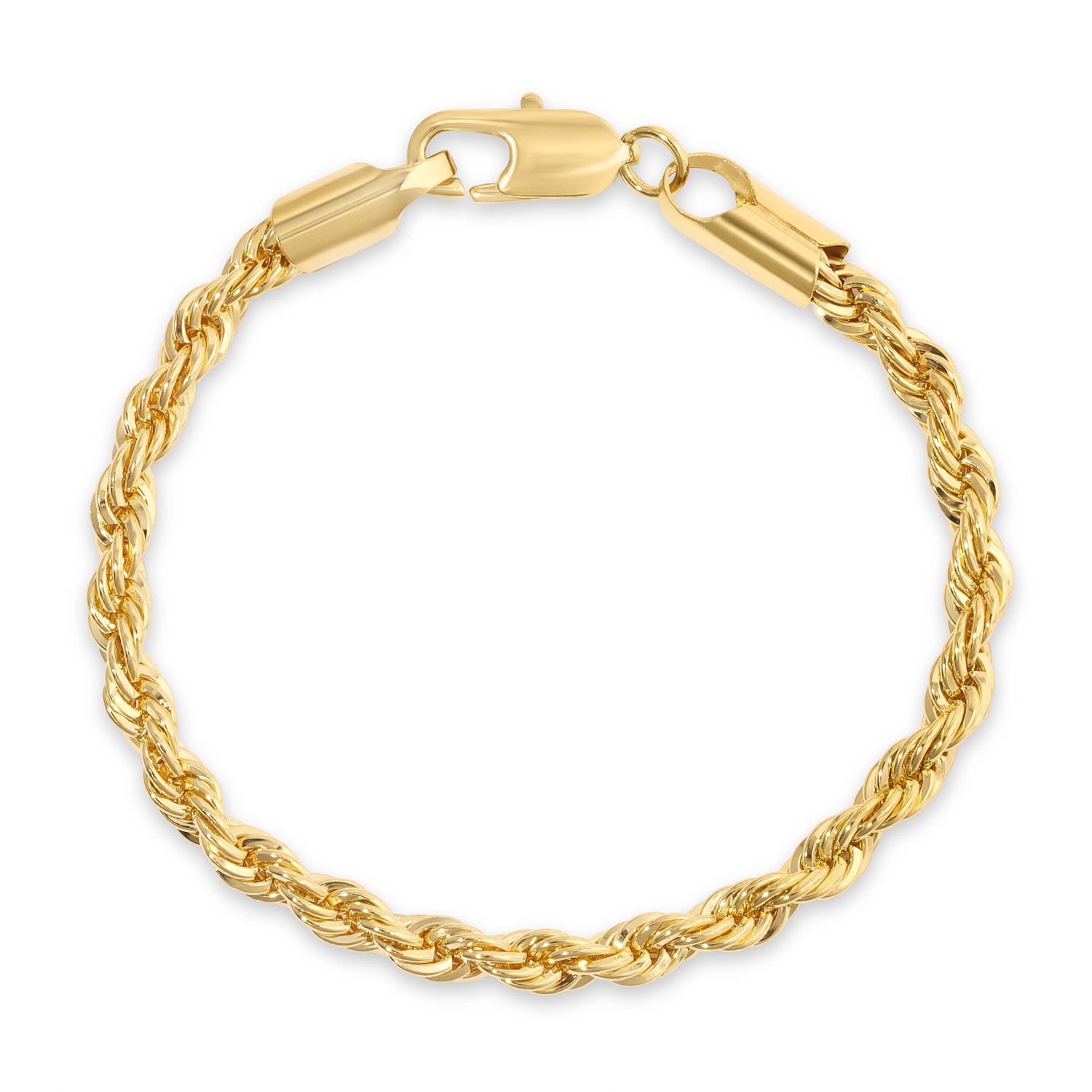 Women’s Gold Rope Chain Bracelet Glamrocks Jewelry