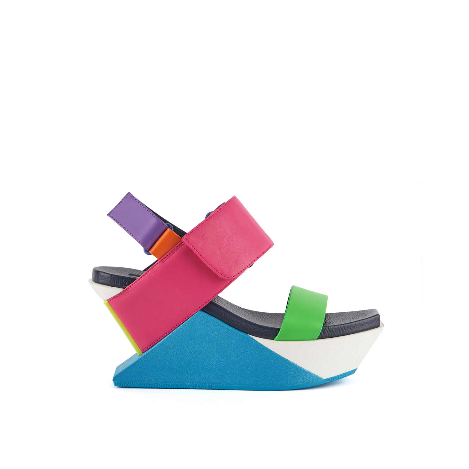 Delta Wedge Sandal Rainbow United Nude Wolf Badger