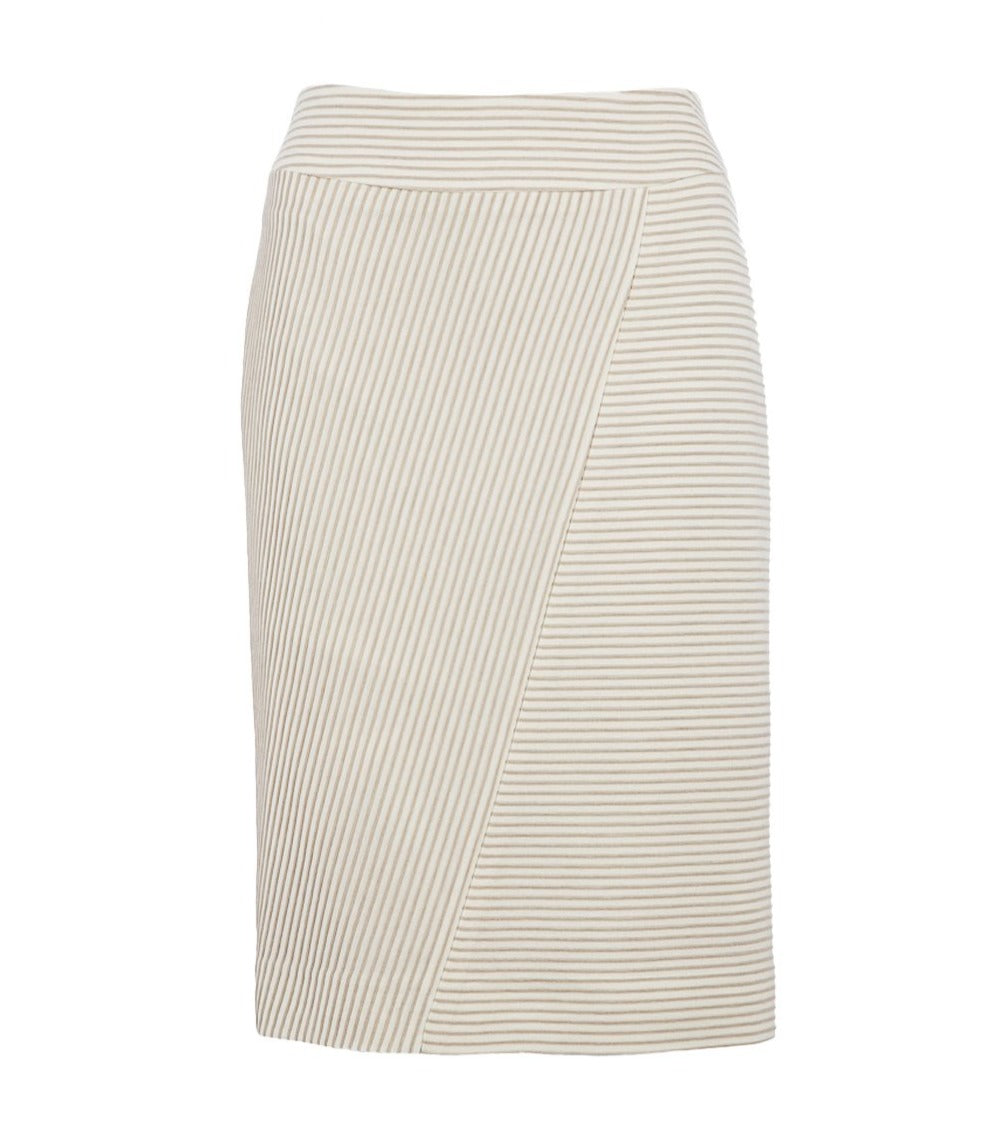 Women’s Neutrals Cream Pencil Skirt Small Conquista