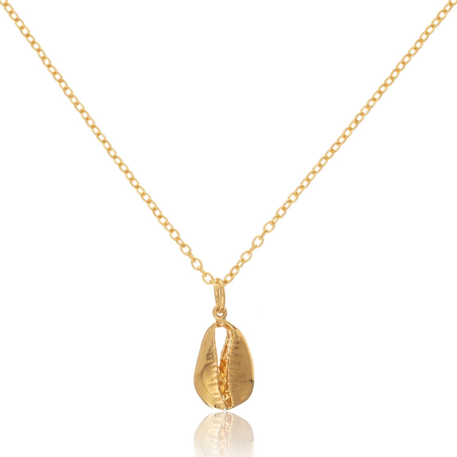 Women’s Moka Yellow Gold Vermeil Shell Pendant Auree Jewellery