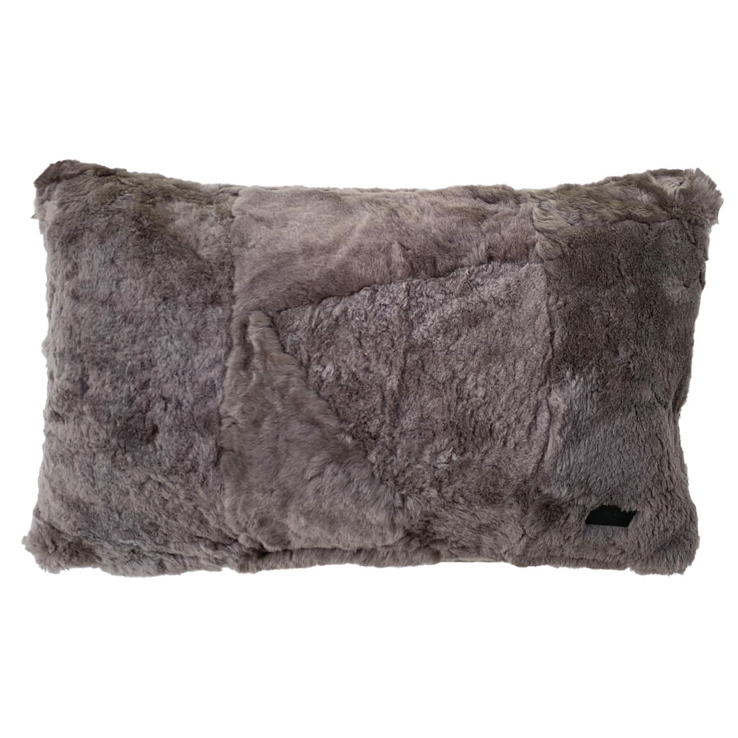 Lykke Cushion Cover Made Of Lamb Fur Scraps, Brown One Size Tirillm