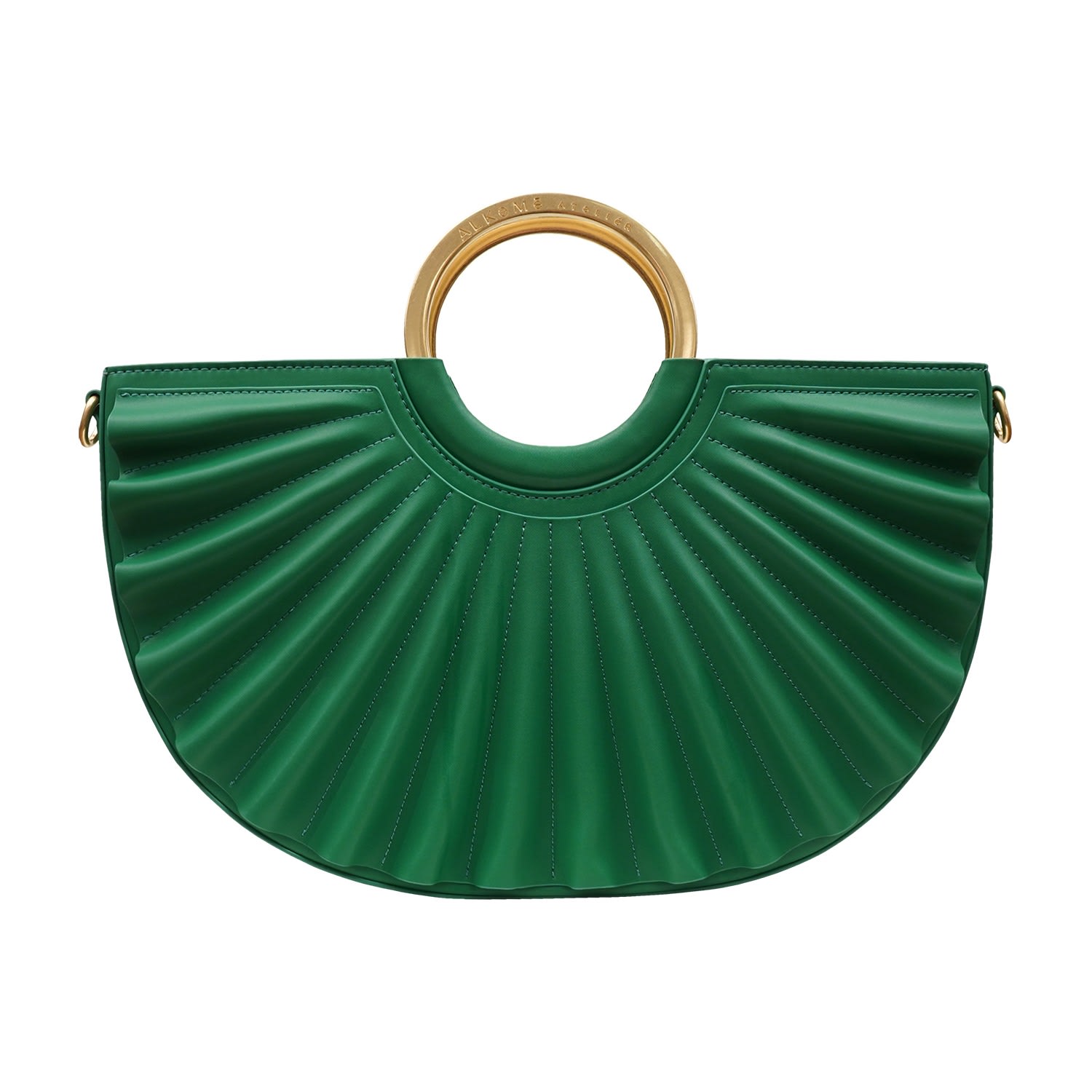 Women’s Water Moon Satchel - Green Alkeme Atelier