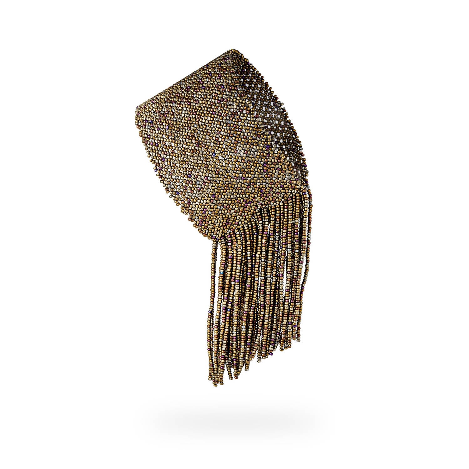 Women’s Fringe Bracelet - Iris Brown Crystal Kuu