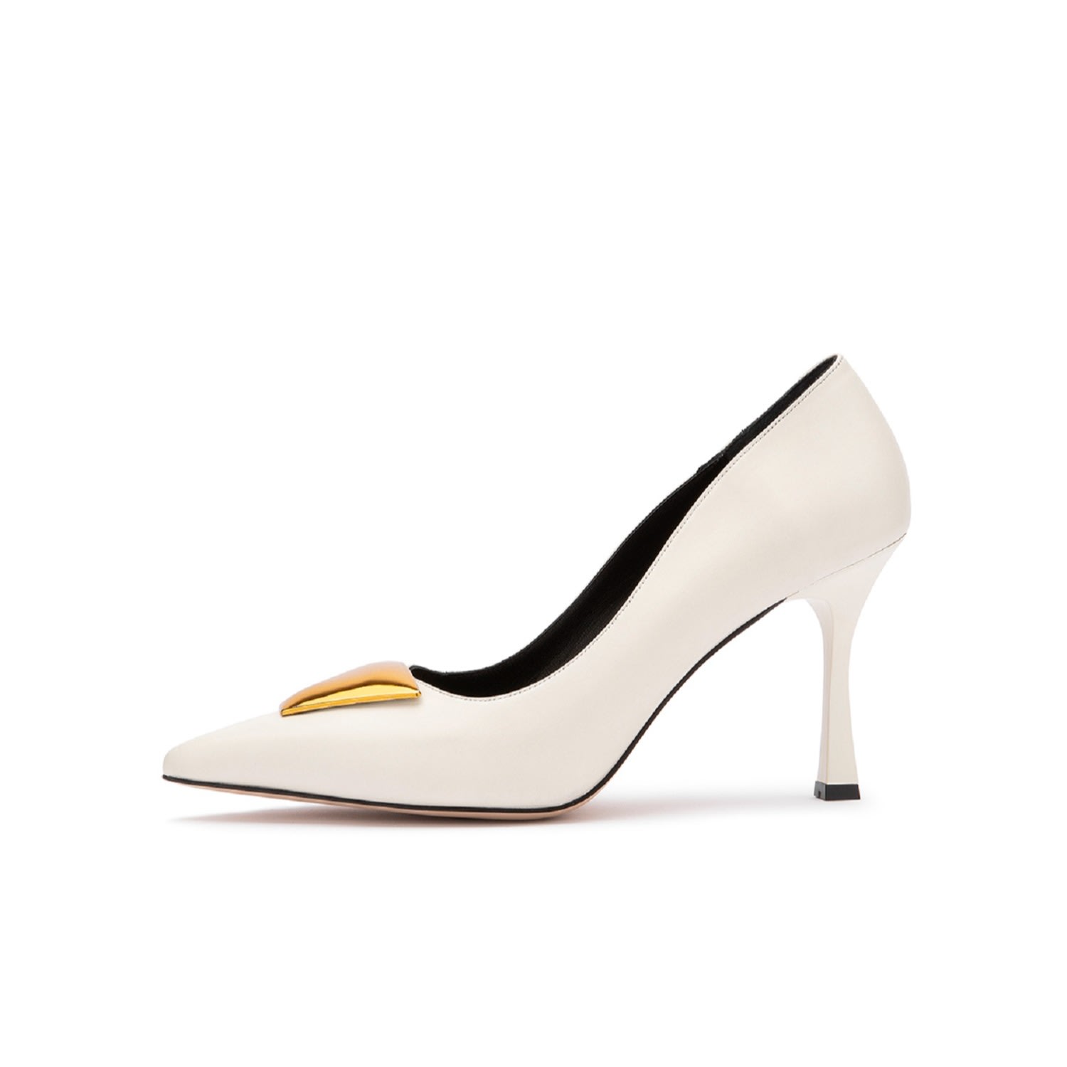 Neutrals Svea Cream Leather Women’s Pump 6 Uk Ilvi