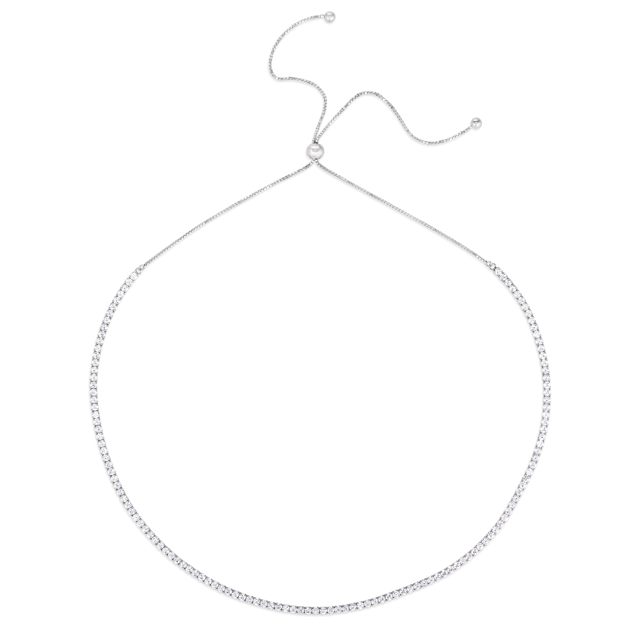 Women’s White Classic Bolo Necklace Anna Zuckerman