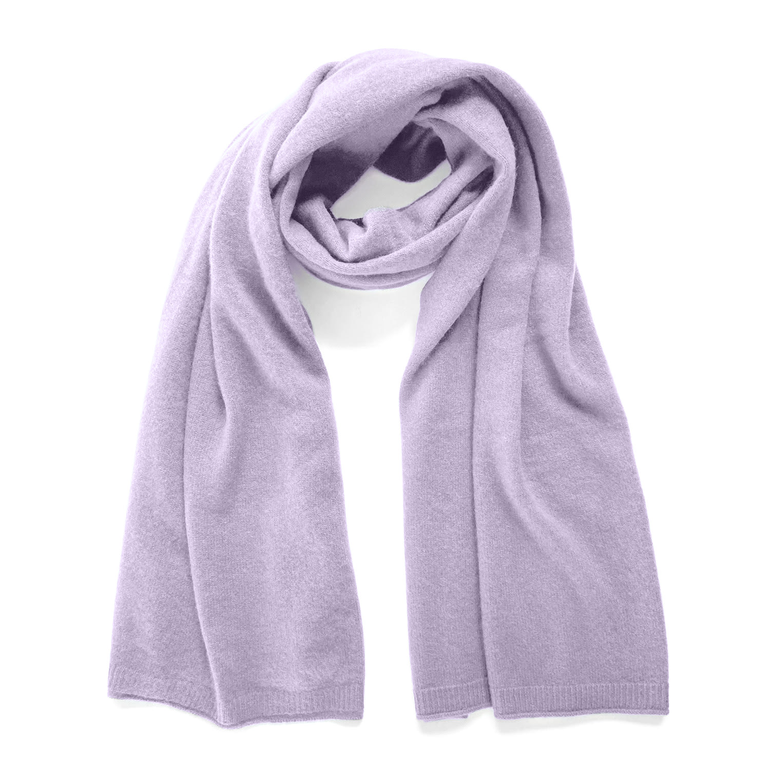 Women’s Pink / Purple Rome Cashmere Large Blanket Scarf In Lilac One Size Cheeky Goats
