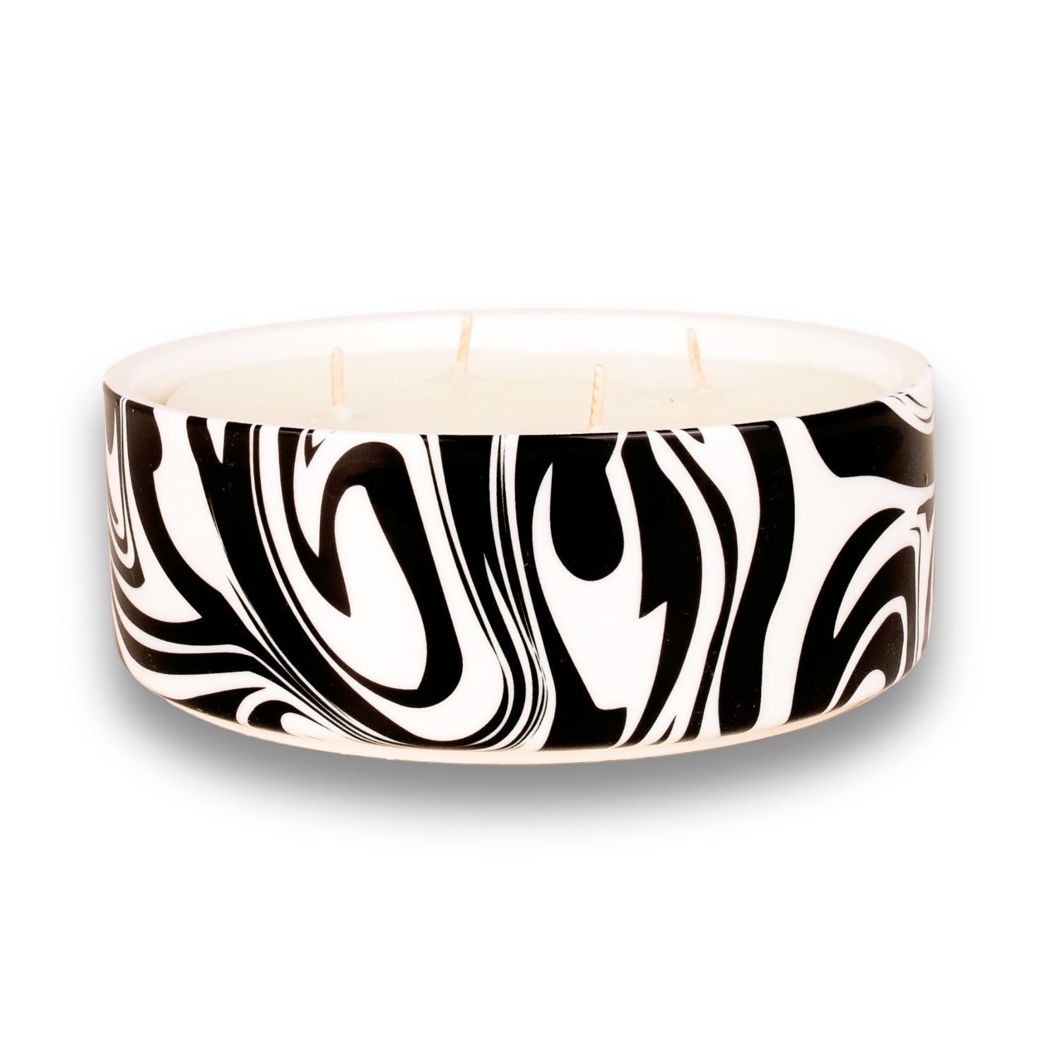 White / Black Earthly Delights Soy Candle - Bois Fragrance One Size Inkrypt London