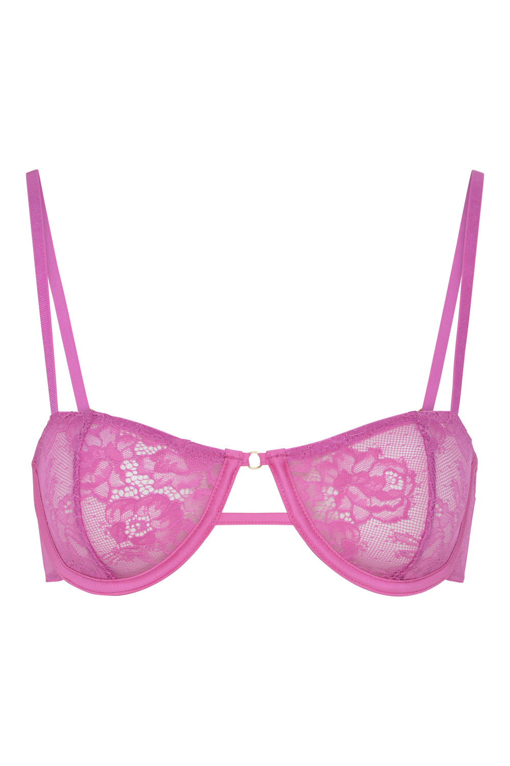 Women’s Pink / Purple Tina Bra - Pink 32C Wild Lovers London