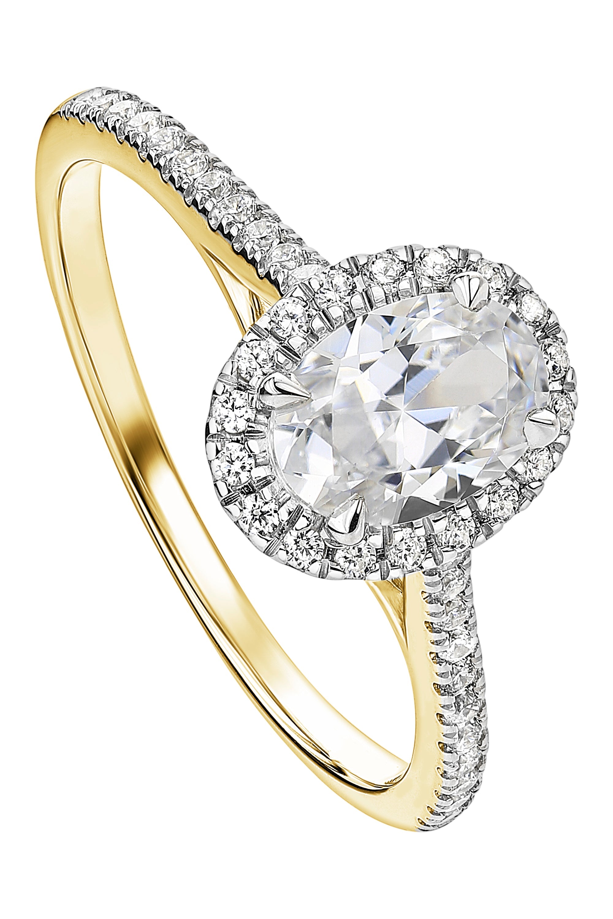 Women’s Freya Yellow Gold Lab Grown Diamond Ring Created Brilliance