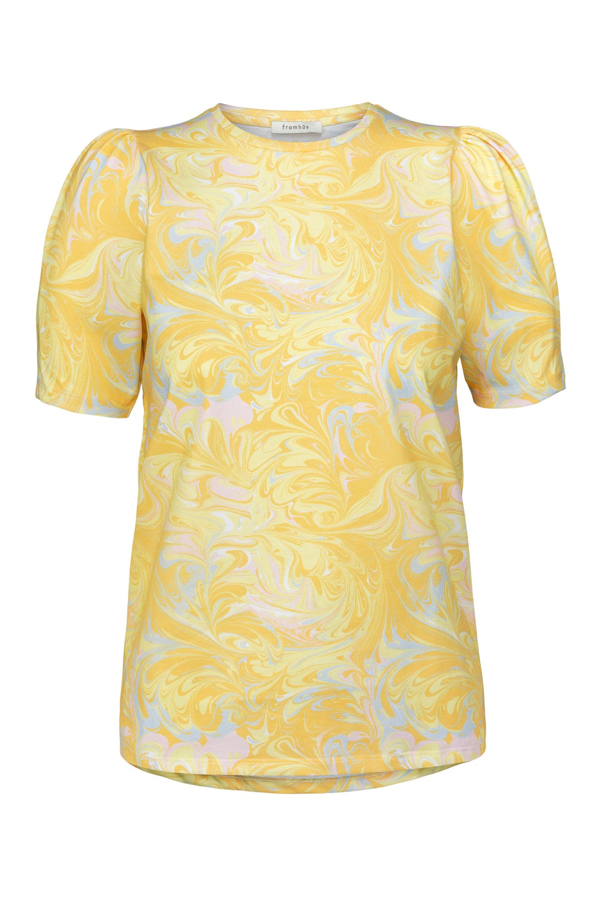 Women’s Yellow / Orange Shelley Organic Cotton T-Shirt - Lemonade Small FramhÅ«s