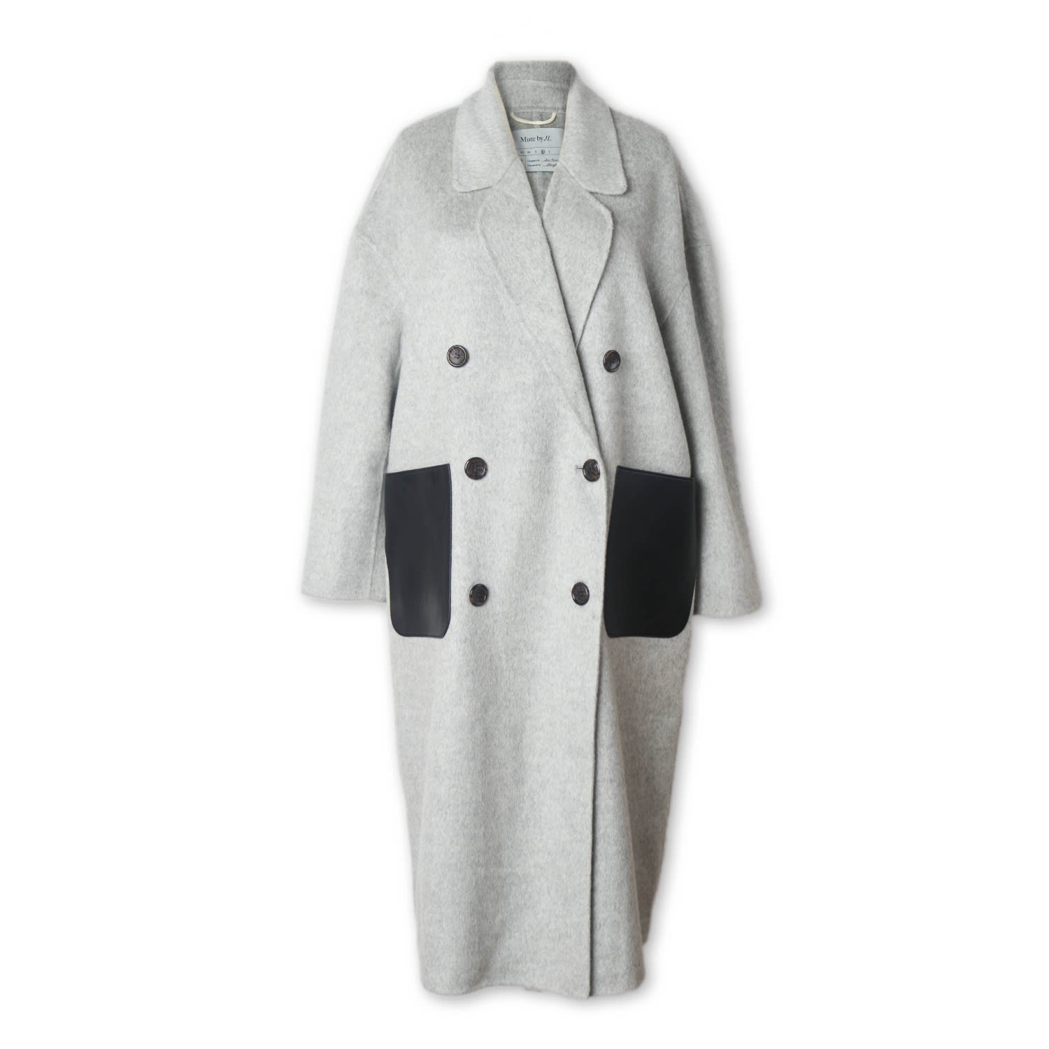 Women’s Grey Marie Vicua Blended Oversized Coat - Light Gray Small Mute by Jl