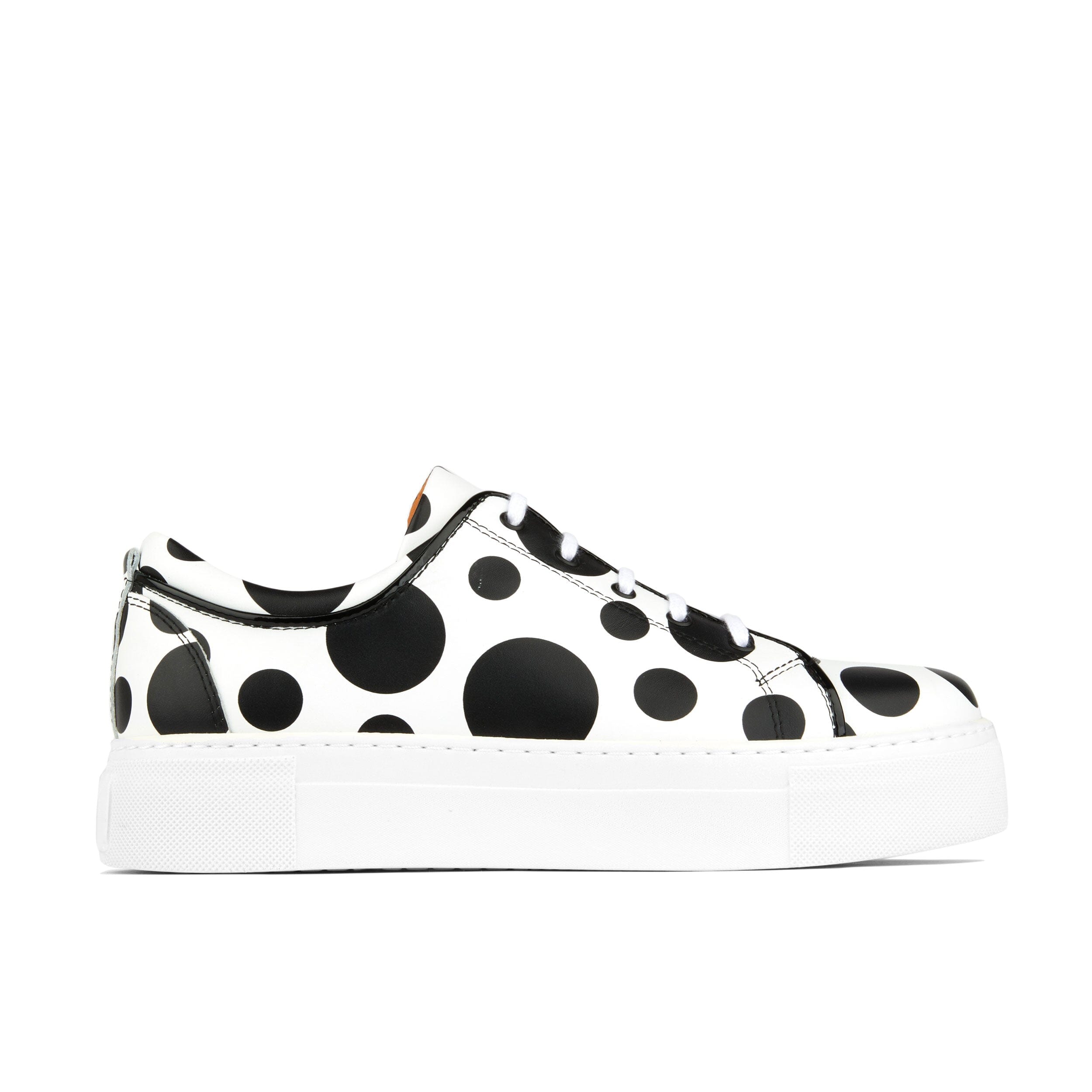 Black / White Camila - Black & White Polka Dot - Womens Designer Sneakers 7 Uk Embassy London Usa