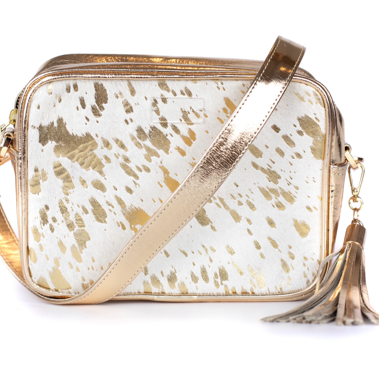 Women’s Gold Splash Camera Bag Le Jaana