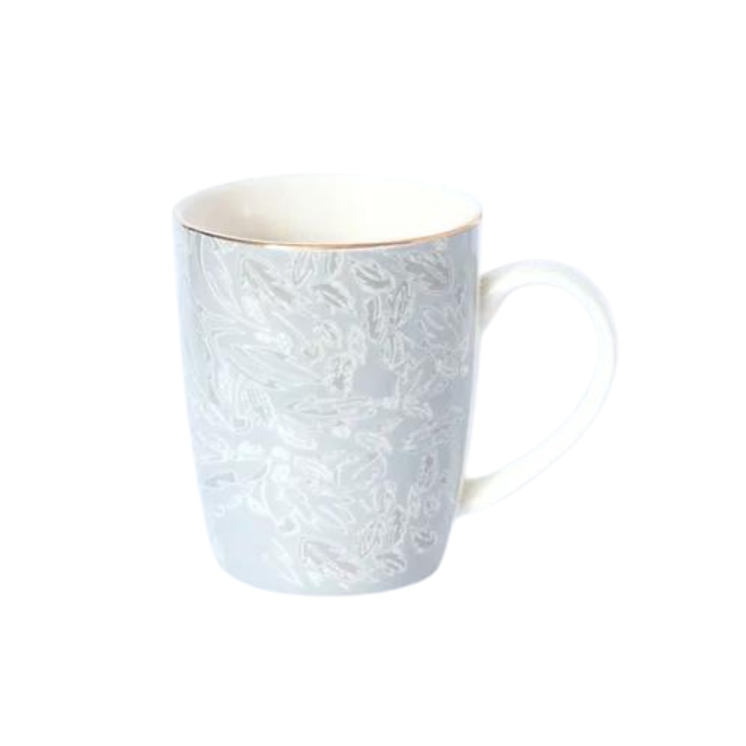 Blue Cheshire Grey Mugs Set Of 2 With Giftbox Milly Sands