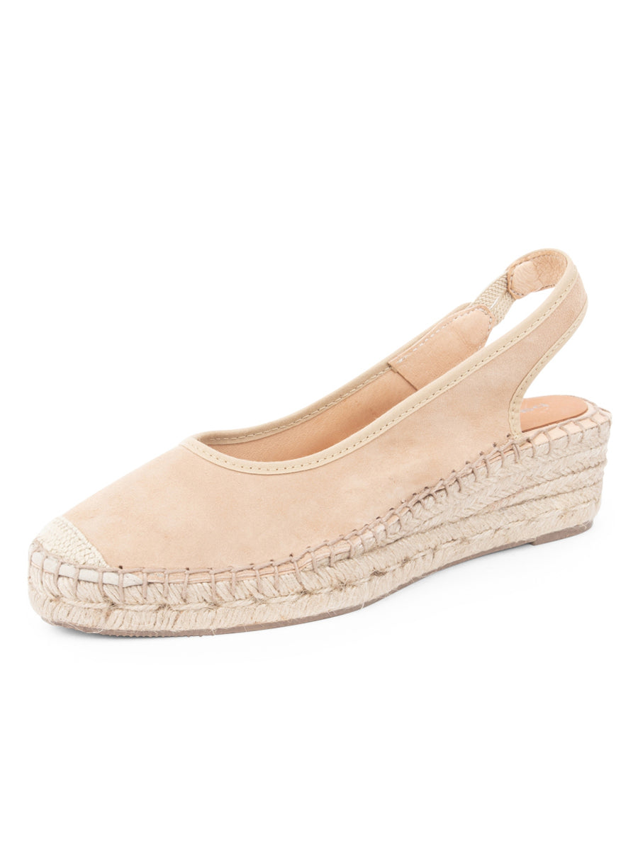 Women’s Neutrals Valencia Closed Toe Slingback Espadrille Camel 4 Uk Patricia Green