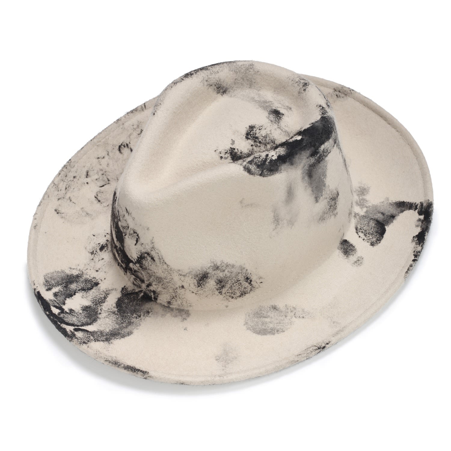 Women’s White Felt Fedora Hat 51Cm Justine Hats