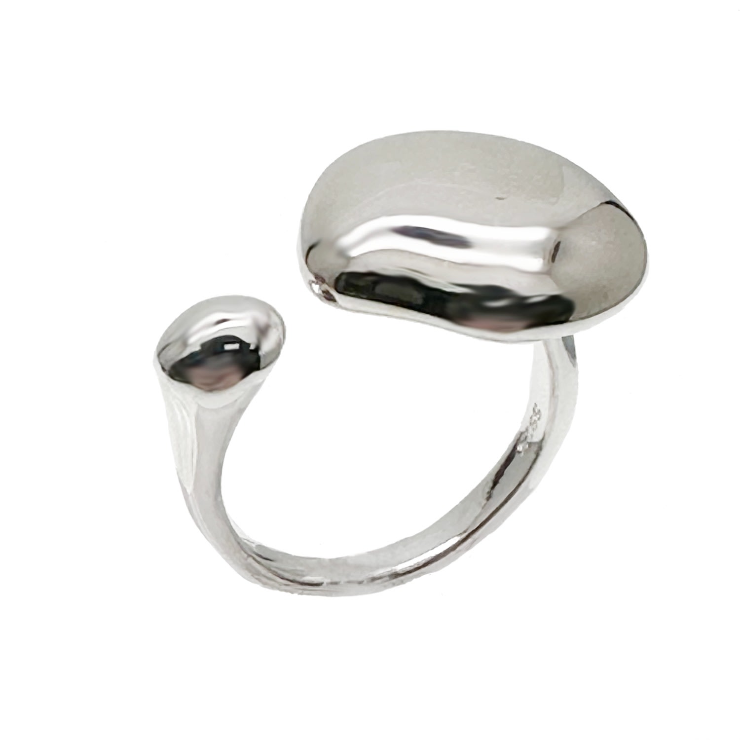 Women’s Morden Style Sterling Silver Open Ring Ms. Donna