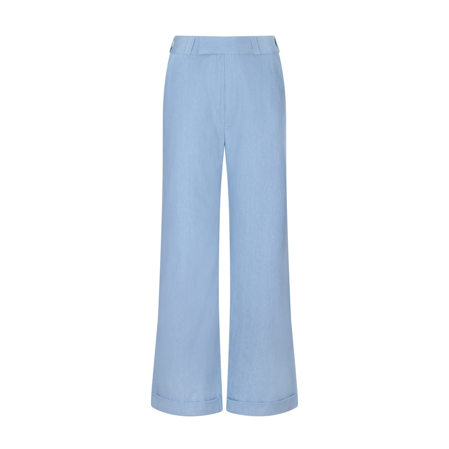 Women’s Lightblue Mid-Rise Denim Trousers Extra Small Gunda Hafner Ltd