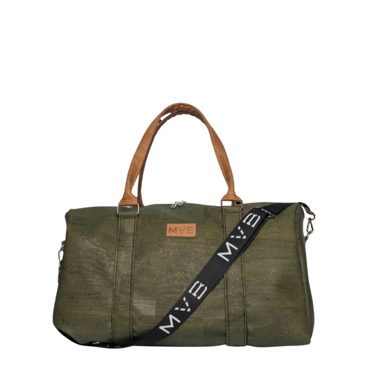 Men’s Xcape Vegan Leather Duffle Bag - Green Mvb - My Vegan Bags