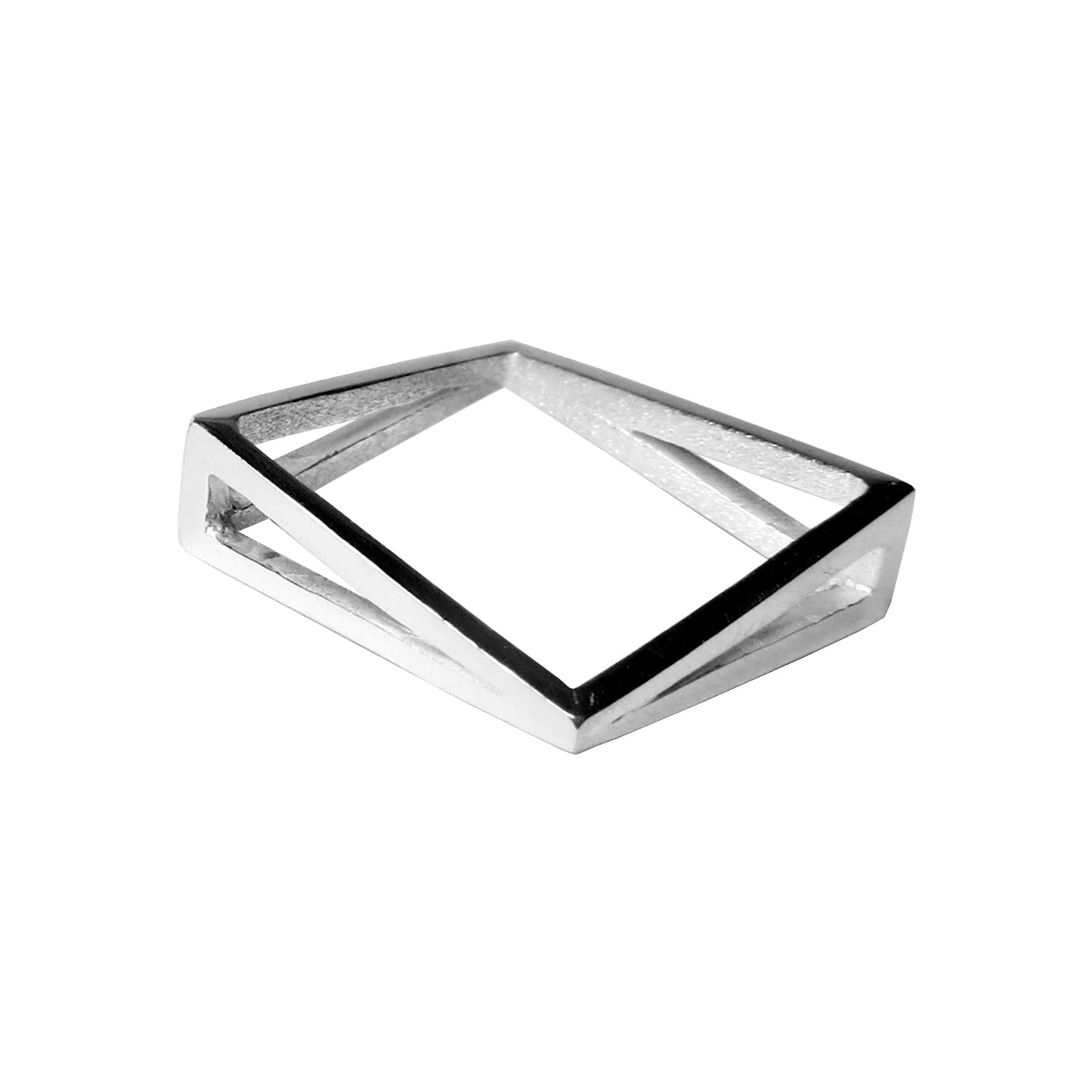 Stephanie Bates - Silver Kite Stacking Ring