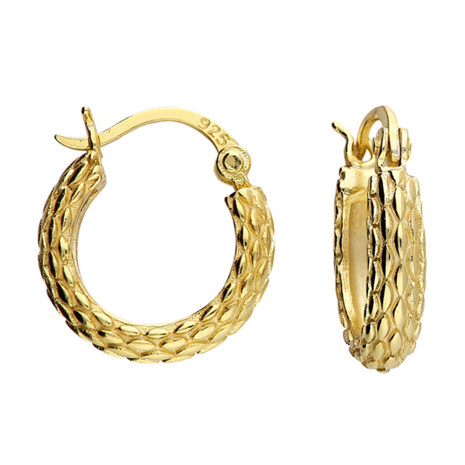 Women’s Gold / Silver Arya Hoops Lavanya Jewellery Gb