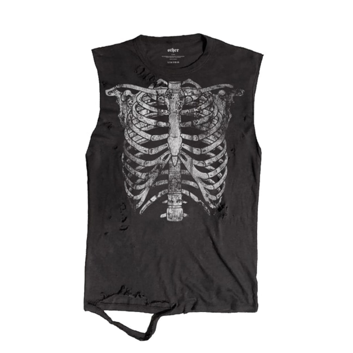 Women’s Other Rib Cage - Thrasher Tank - Black Medium OTHER UK