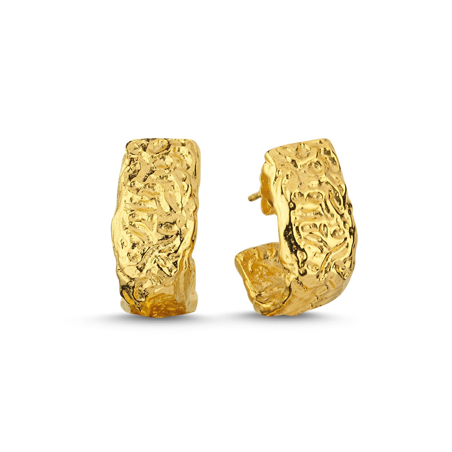 Women’s Gold Babylon Hoop Earrings Assuwa