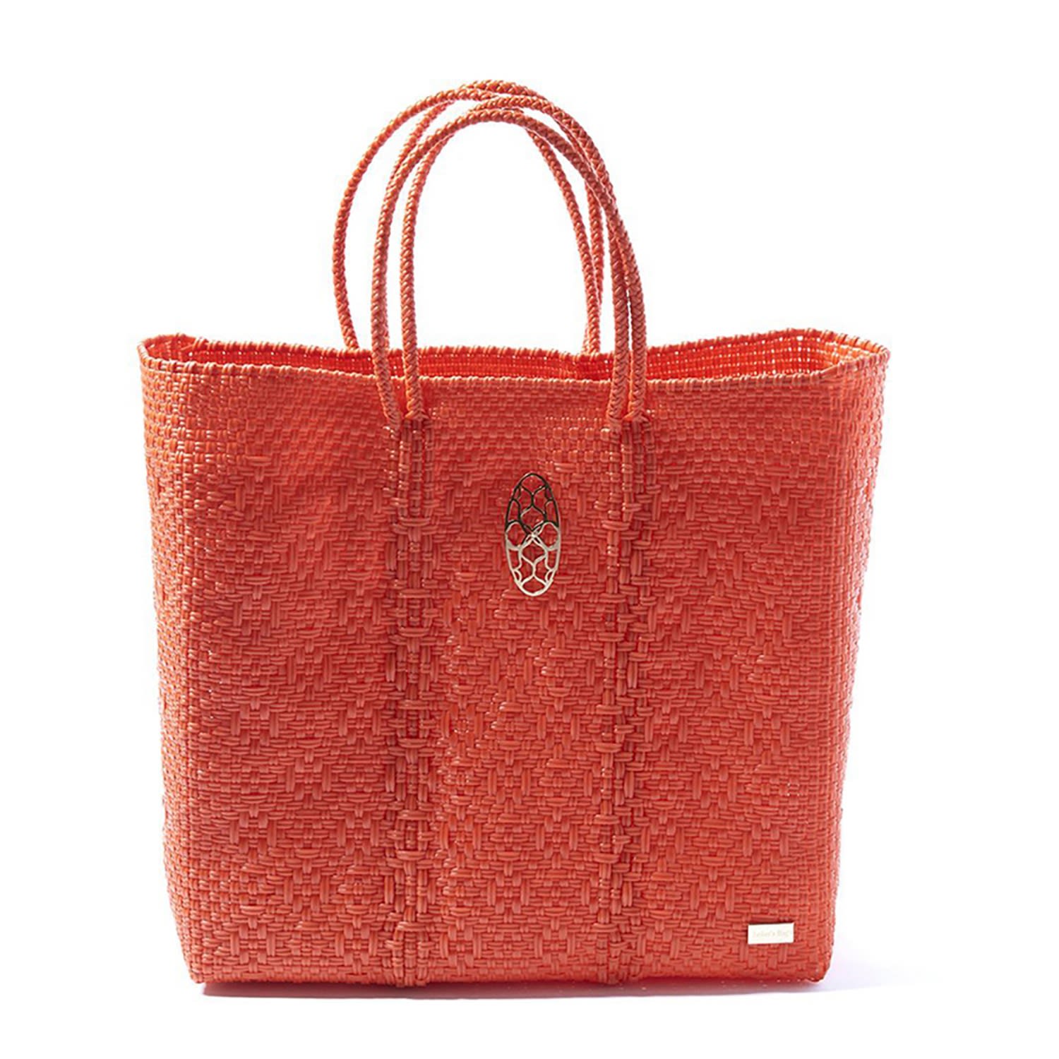 Women’s Medium Orange Tote Bag Lolas Bag