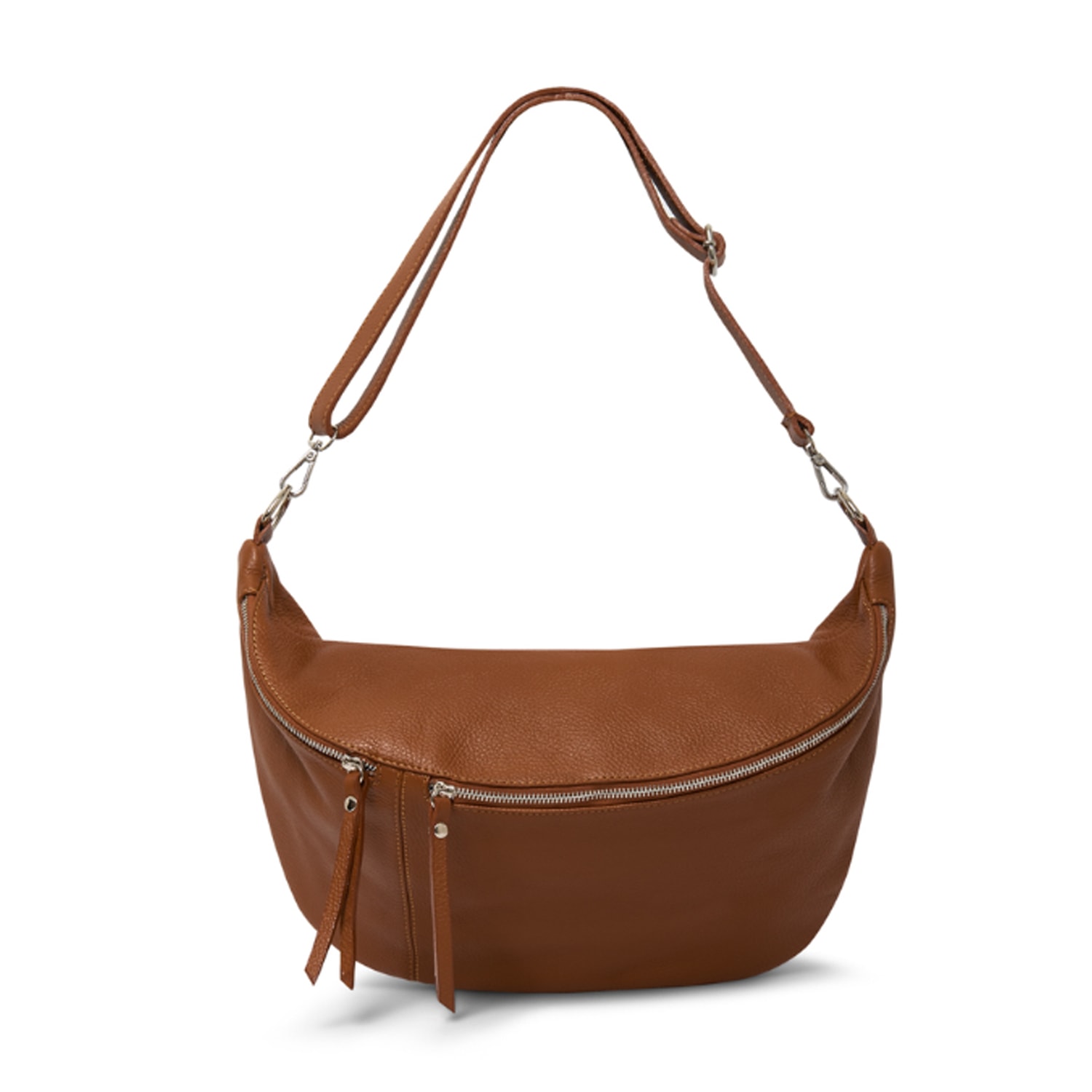 Women’s Brown Emilia Large Crossbody Waist Bag In Tan Betsy & Floss