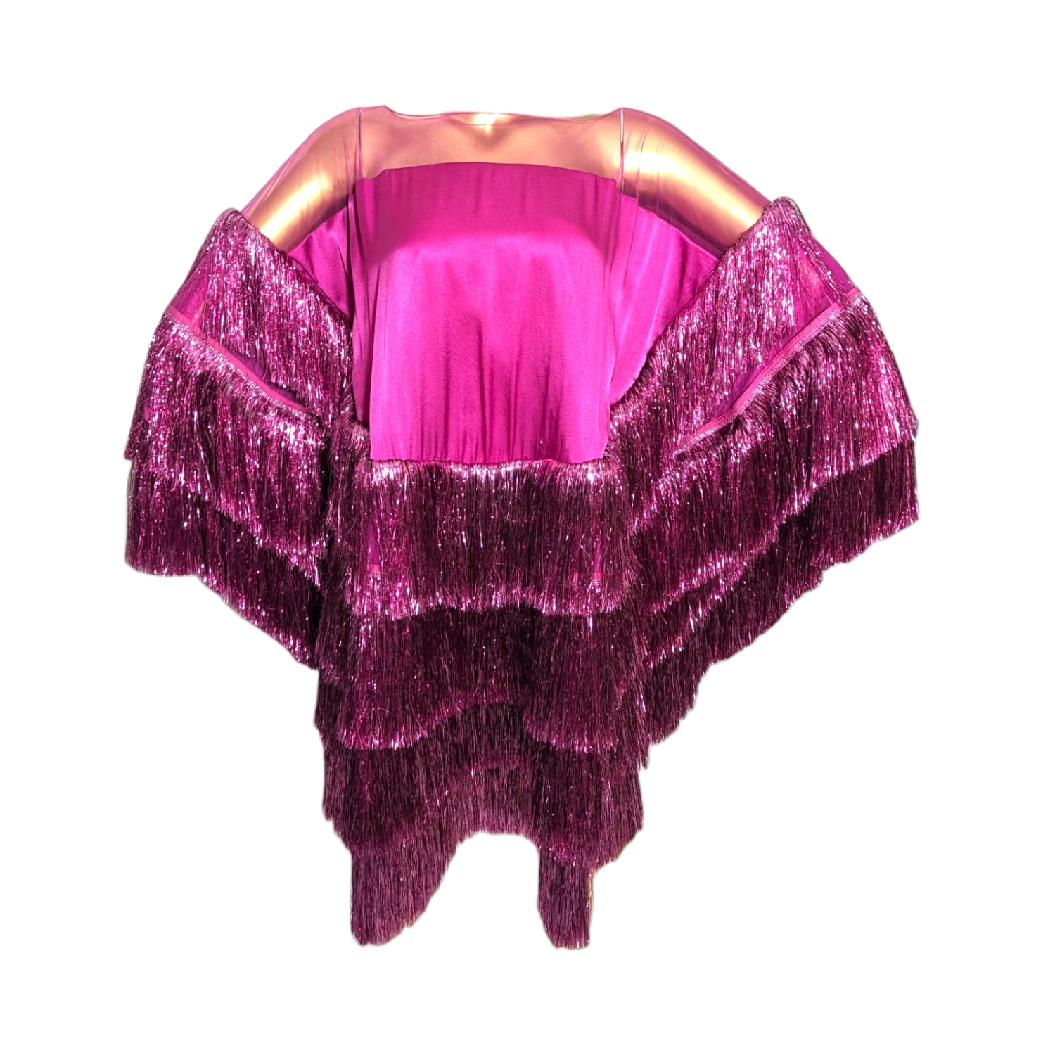 Women’s Pink / Purple Luxe Pink Chacha Dress One Size Julia Clancey
