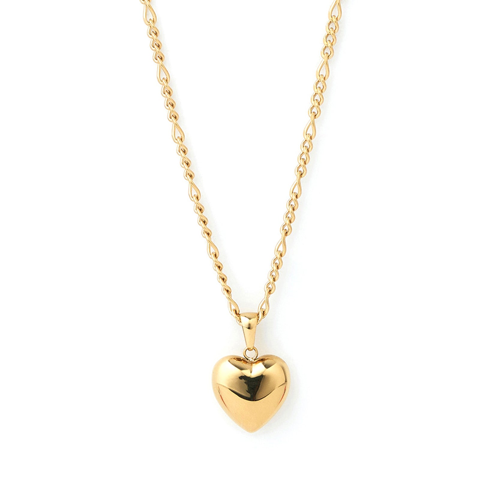Women’s Gold Rose Heart Necklace Arms of Eve