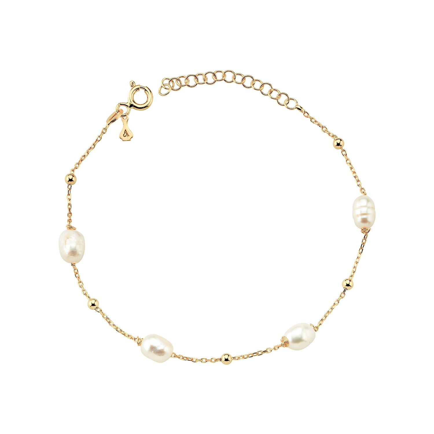 Women’s Aphrodite Freshwater Pearl Bracelet Gold Assuwa