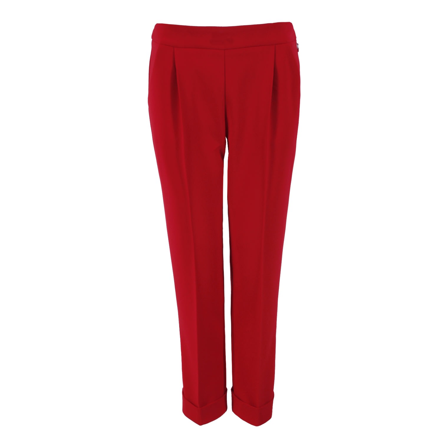 Women’s Olivia Red Tailored Straight Trousers Extra Small Vikiglow