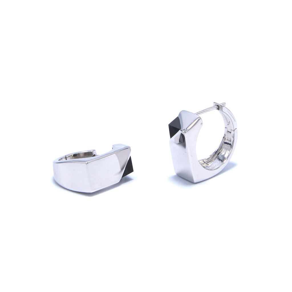 Women’s Jewel Beneath Signet Earrings - Silver Capsule Eleven